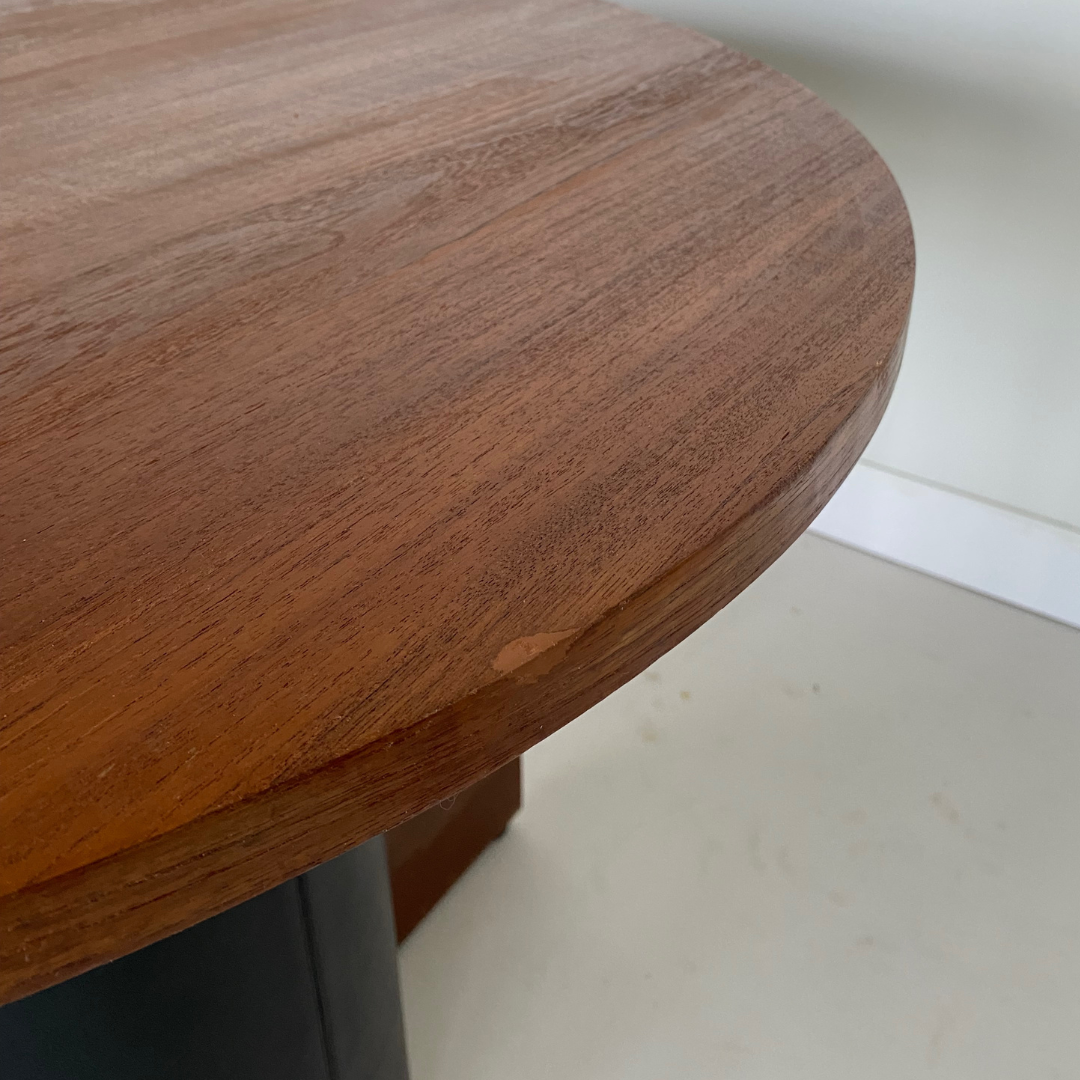 Rare Teak « La Rose » Dining Table by RS Associates, 1973