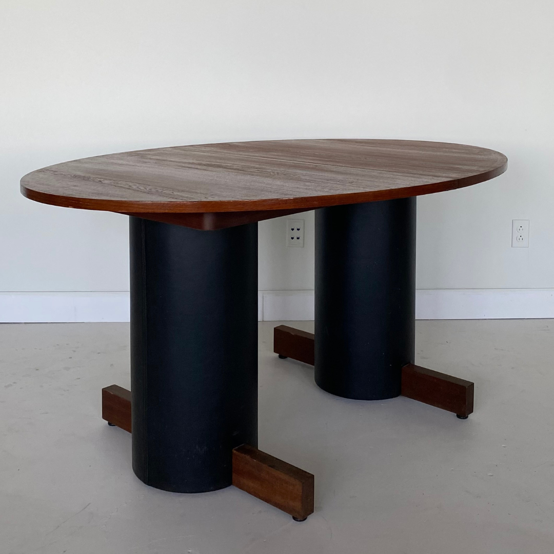 Rare Teak « La Rose » Dining Table by RS Associates, 1973