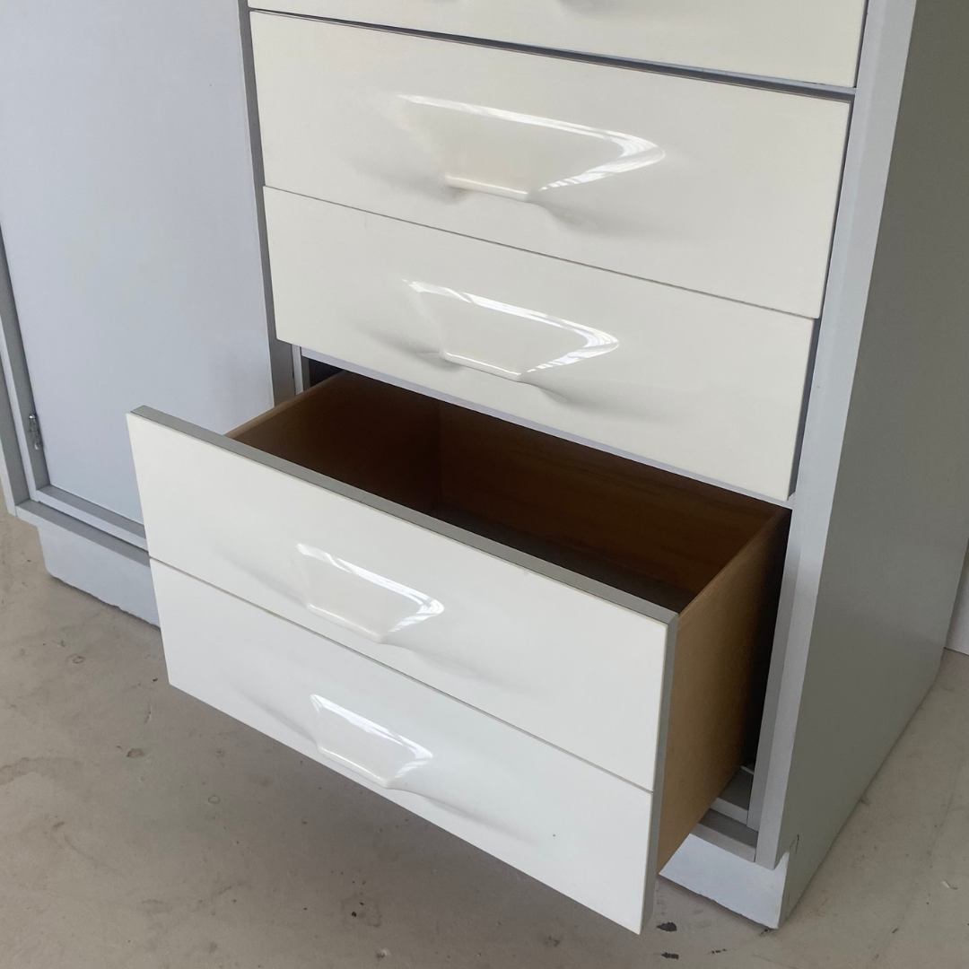 Light Grey Chest of Drawers by Giovanni Maur for Treco, 1970's