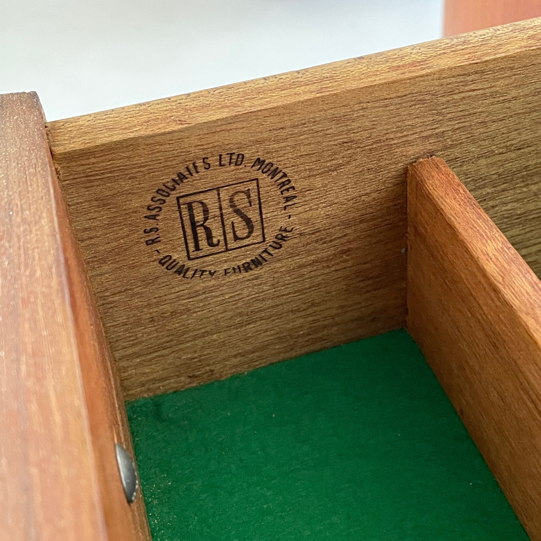 Teak "La Rose" Buffet with Removable Hutch by RS Furniture