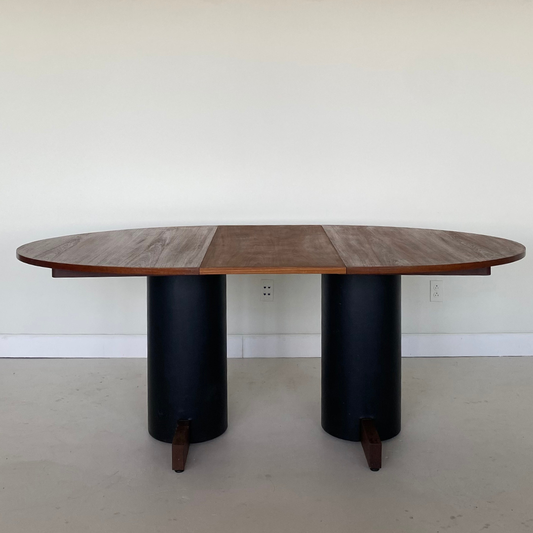 Rare Teak « La Rose » Dining Table by RS Associates, 1973