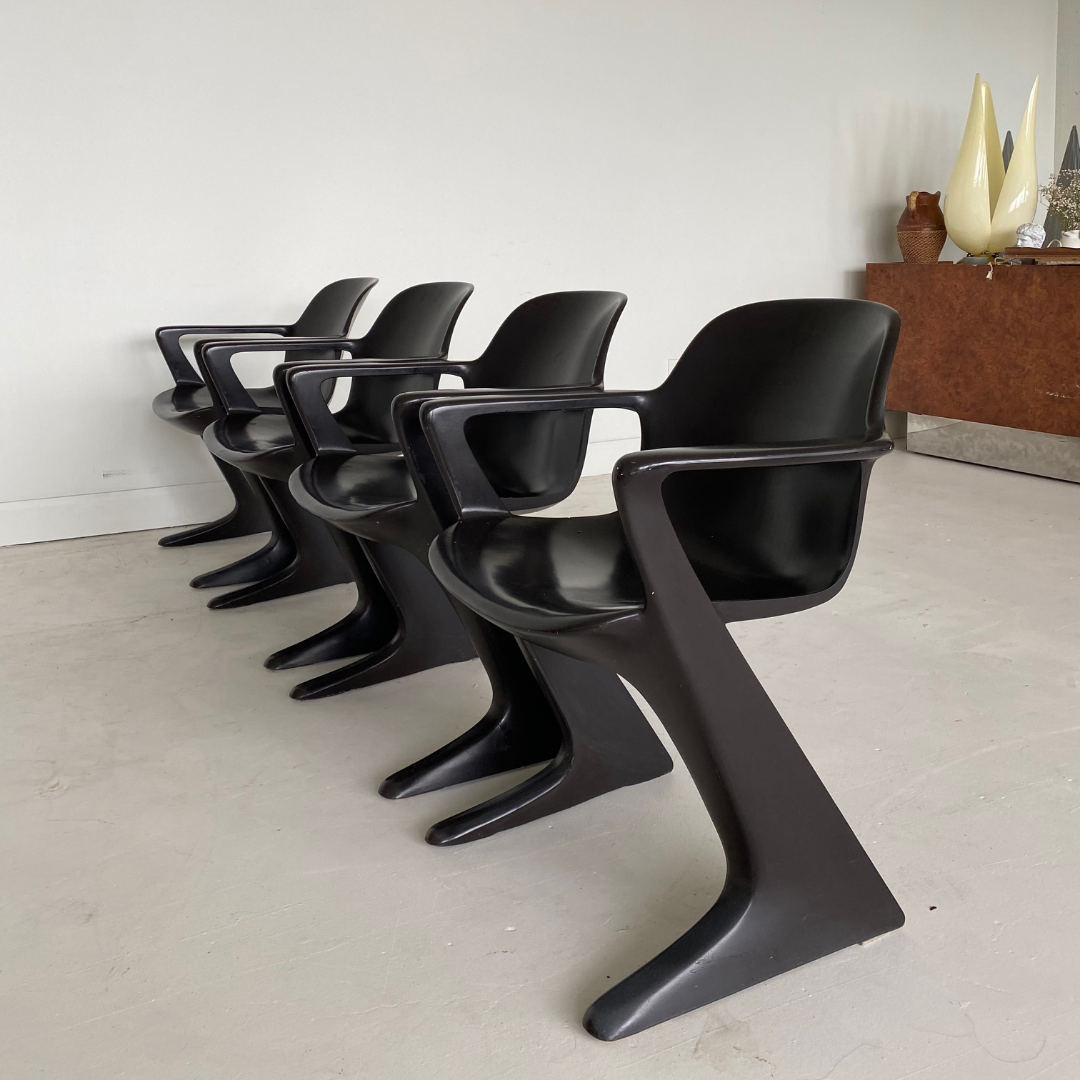 Space Age Kangaroo 'Z Chairs' by Ernst Moeckl for Horn Collection, 1960s, Germany