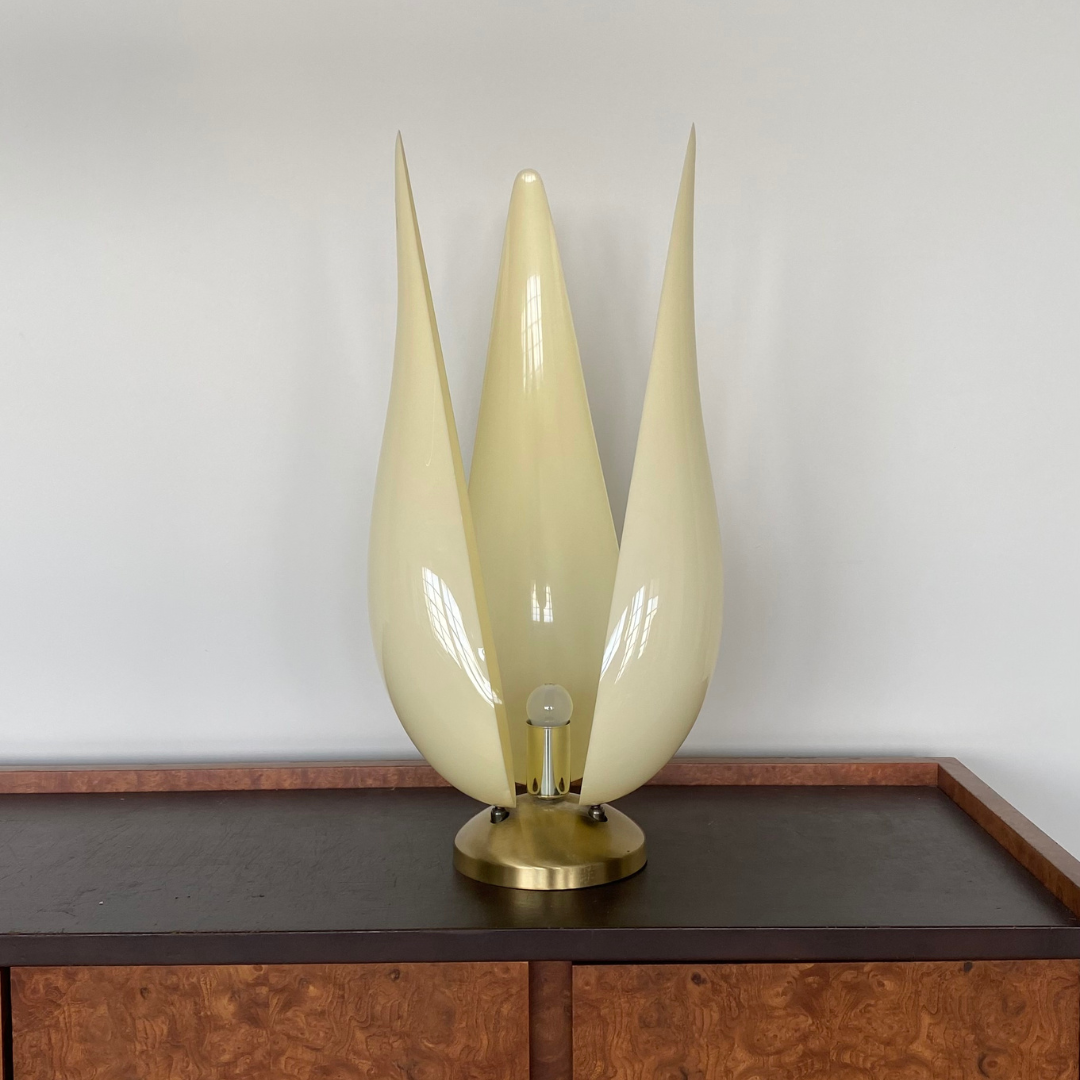 XL Tulip Table Lamp in the manner of Roger Rougier