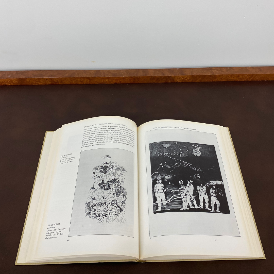 La gravure au Québec (1940-1980) by Gilles Daigneault et Ginette Deslauriers for les Éditions Héritages, 1981(French Edition)