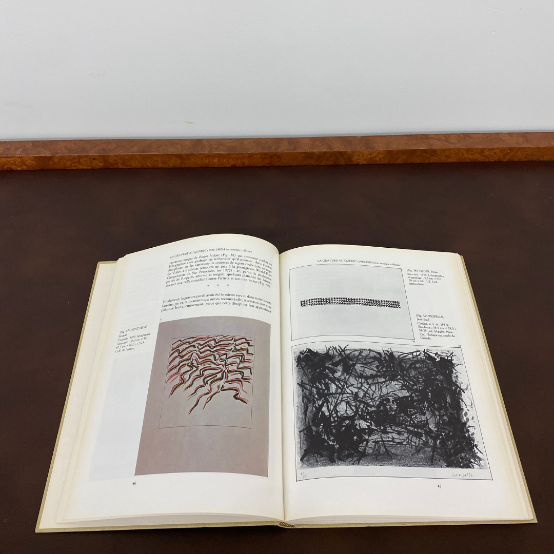 La gravure au Québec (1940-1980) by Gilles Daigneault et Ginette Deslauriers for les Éditions Héritages, 1981(French Edition)
