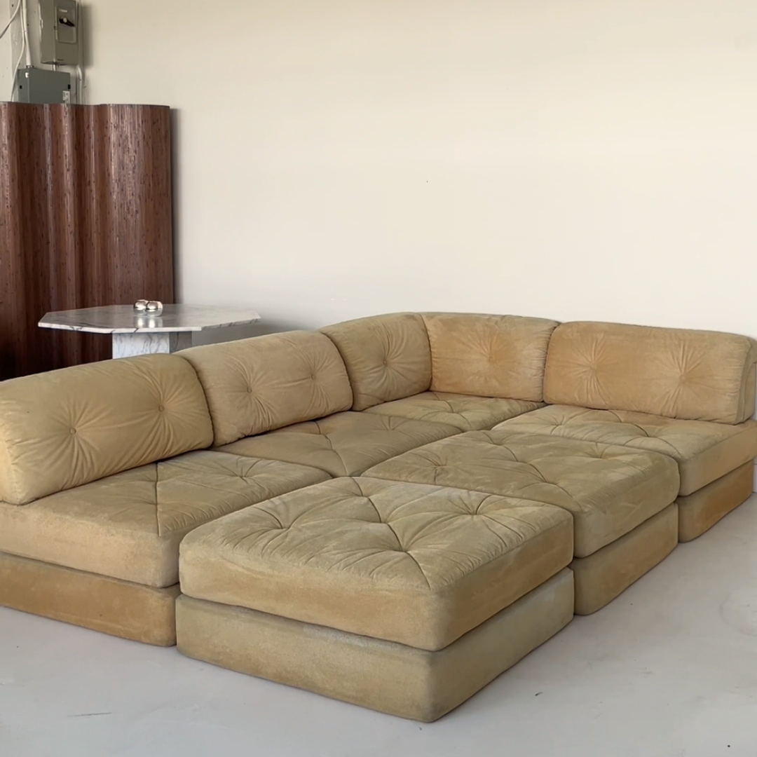 Oatmeal Six-Piece Modular Couch