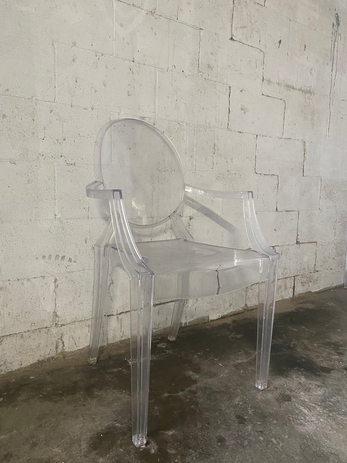 Clear Acrylic Ghost Armchairs