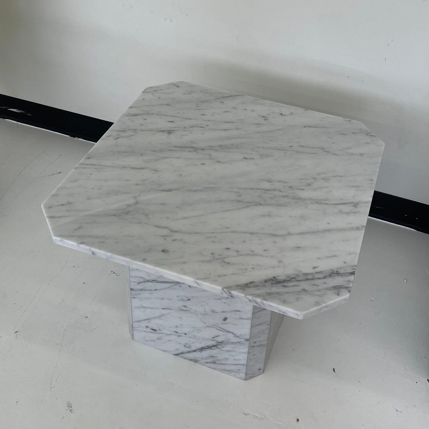 Square Carrara Side Table