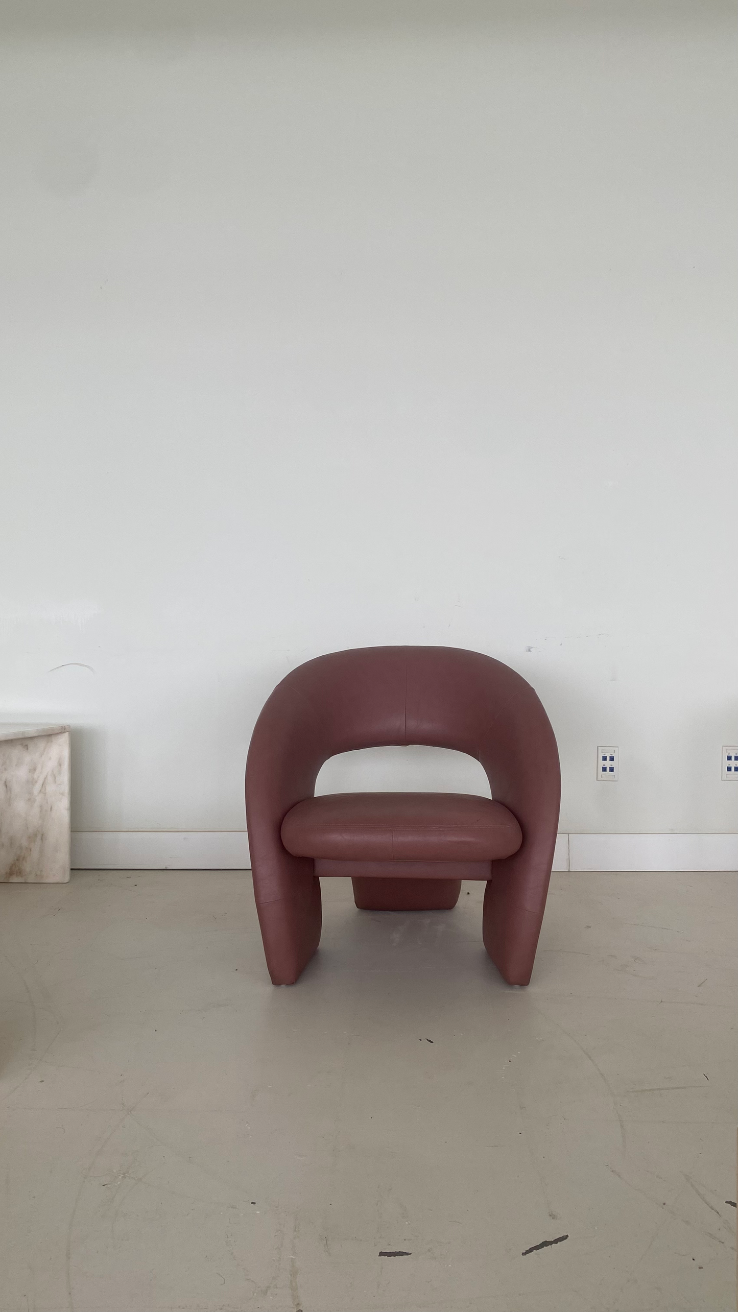 Sculptural Post Modern Jaymar Style Tongue Lounge Chair, 1980's