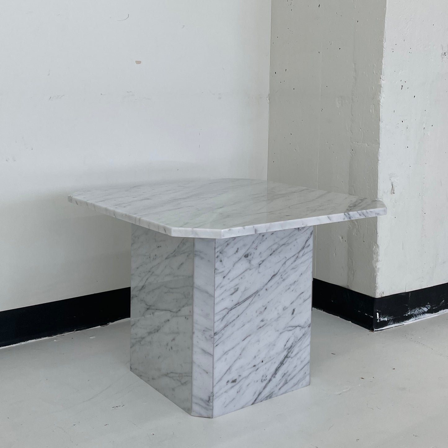 Square Carrara Side Table