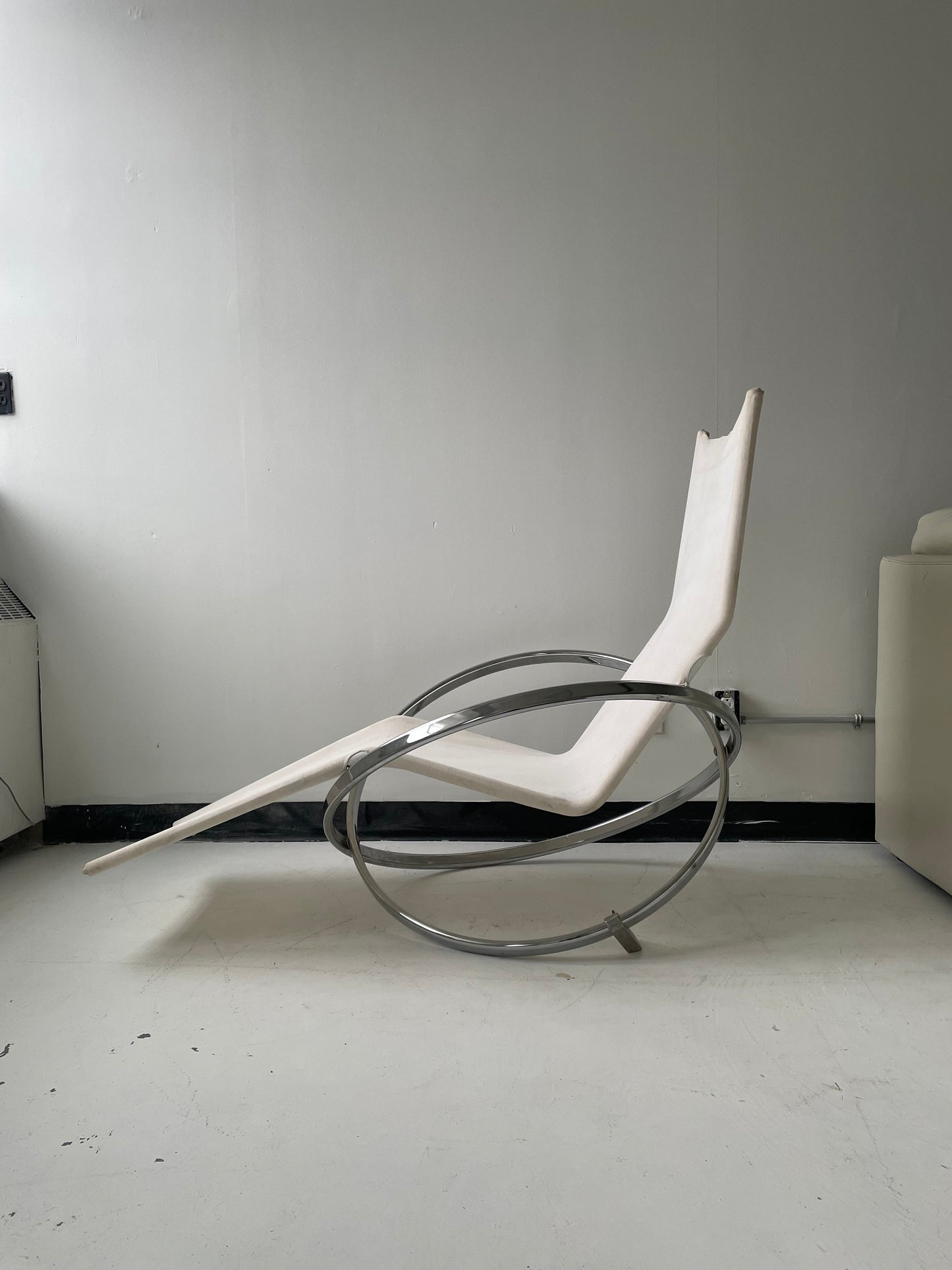 Vintage Lounge "Jetstar" Rocking Chair by Roger Lecal, 1975