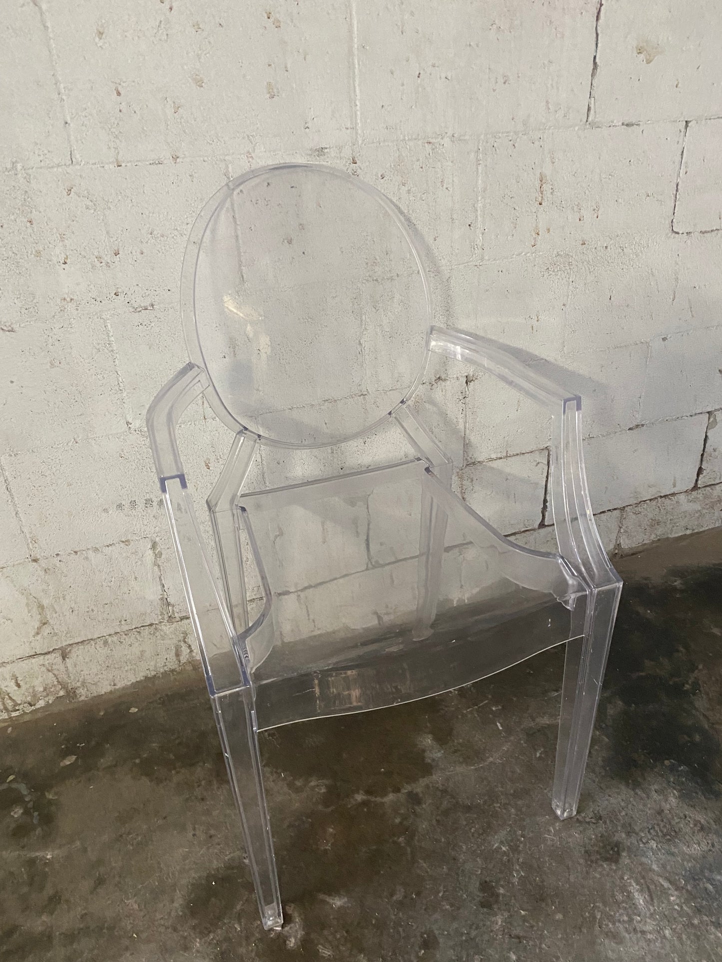 Clear Acrylic Ghost Armchairs